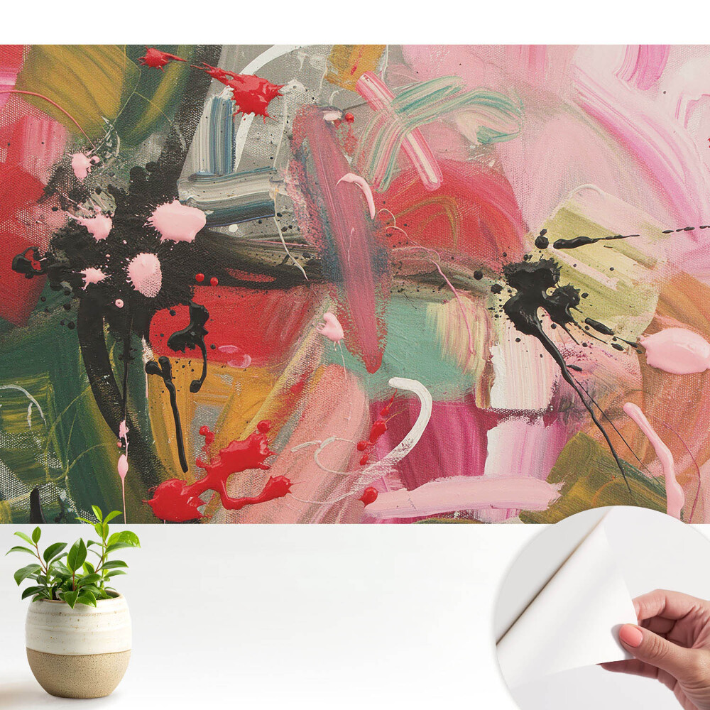 Tapeta do obývačky Dynamická abstrakcia plná výrazu