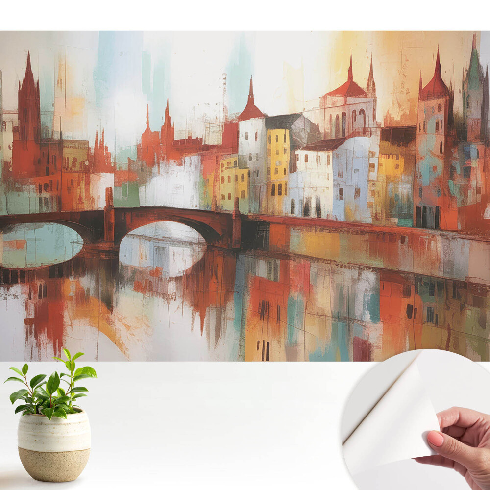 Tapeta Farebná panoráma mesta