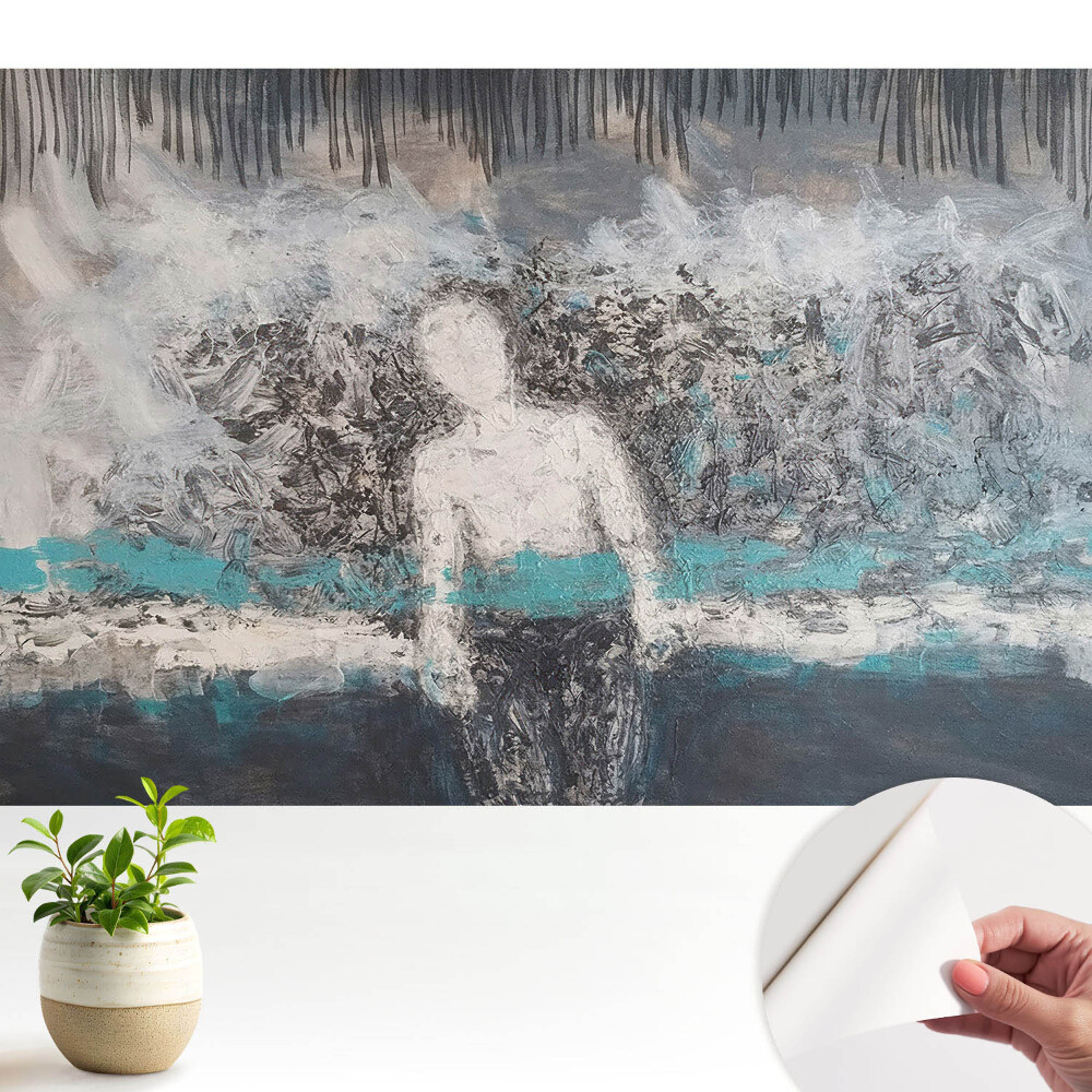 Tapety na stenu samolepiace Abstraktná postava v chaose