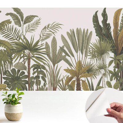 Tapety na stenu samolepiace s motívom tropickej vegetácie