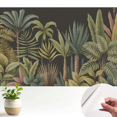 Luxusná tapeta s motívom exotických tropických paliem