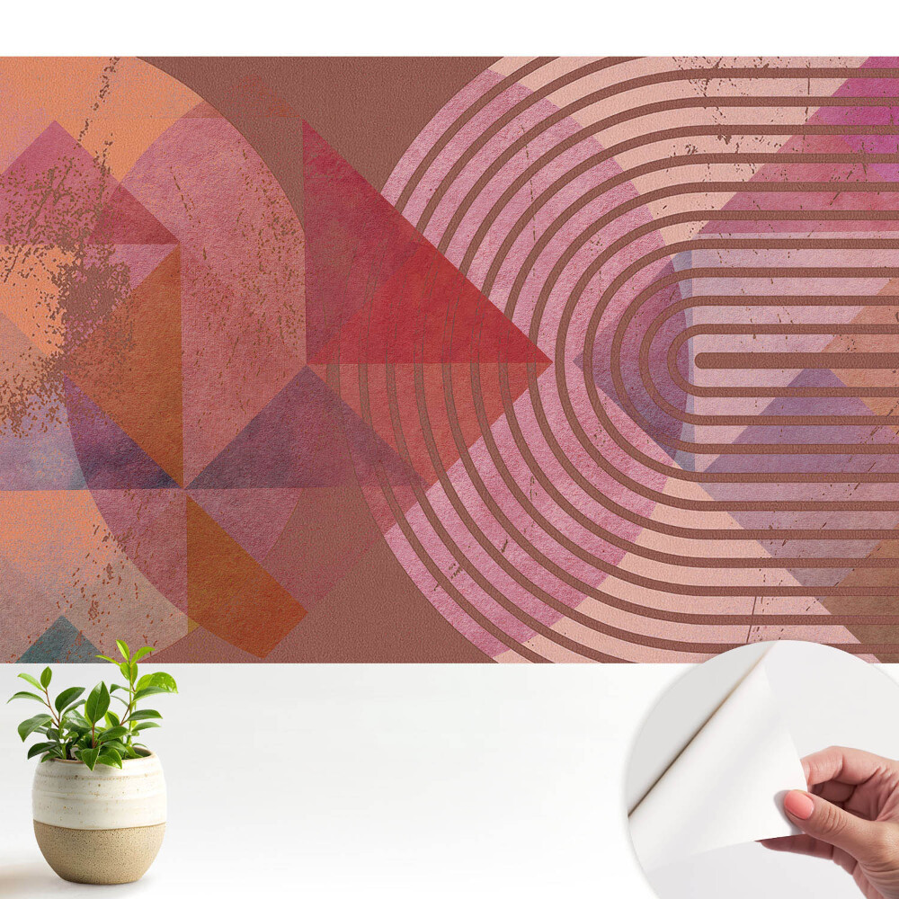 Luxusná tapeta Geometrická energia farby