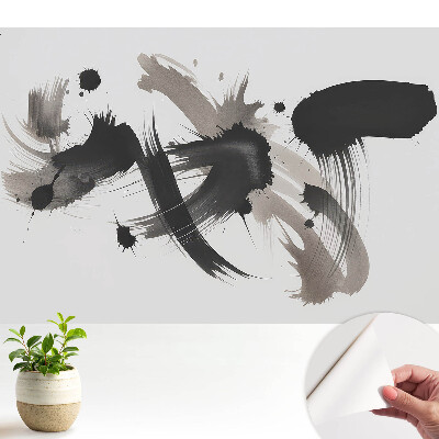 Tapeta s expresívnymi abstraktnými dynamickými ťahmi