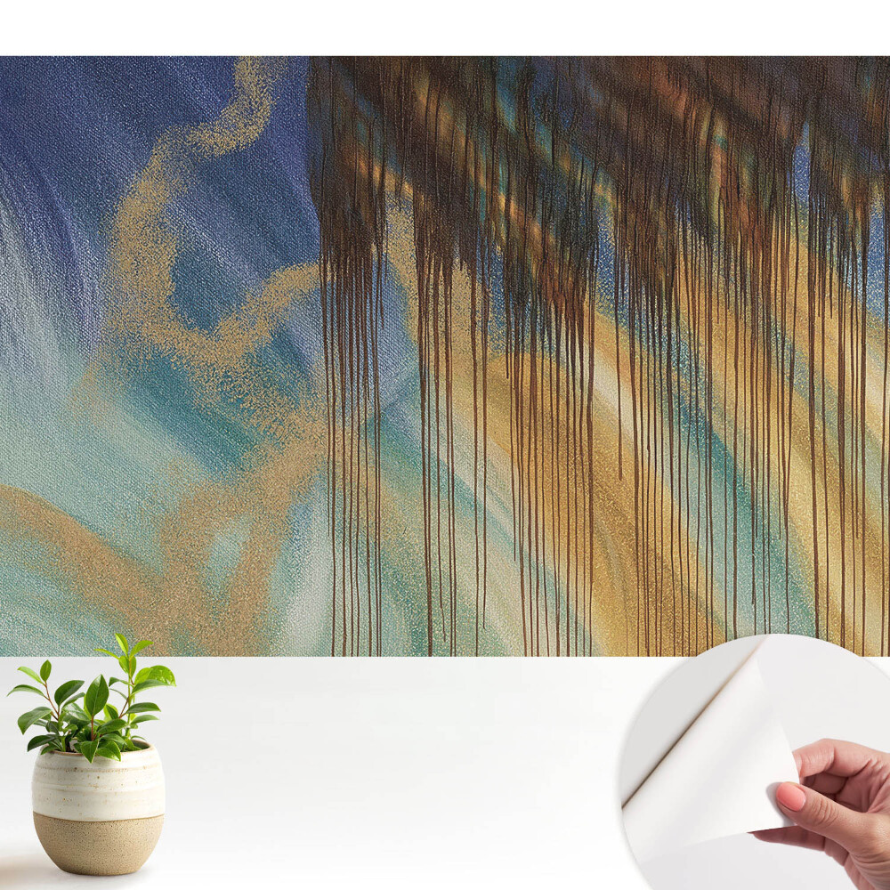 Tapety na stenu samolepiace Abstraktný vzor s farebnými čiarami