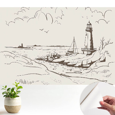 Tapety na stenu samolepiace Maják pri mori