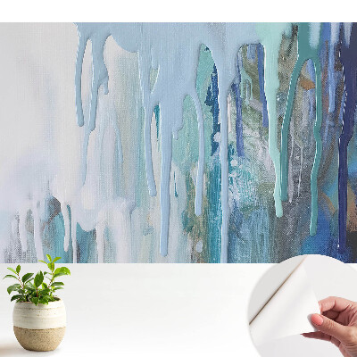 Luxusná tapeta s jemnejšími, sýtejšími abstraktnými farbami