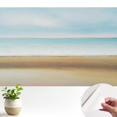 Tapeta na stenu samolepiaca s motívom pokojných morských vĺn