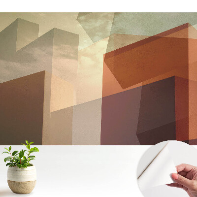 Luxusná tapeta Geometrické tvary proti oblohe