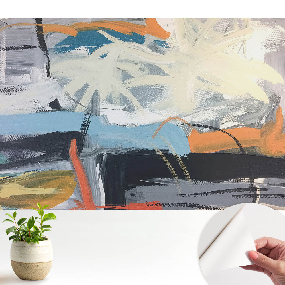 Tapety na stenu samolepiace Abstraktná, dynamická farebná kompozícia