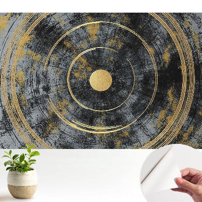 Luxusná tapeta Štrukturálne kruhy plné kontrastov