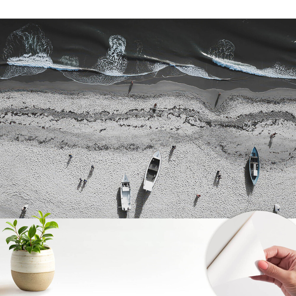 Tapeta do obývačky Pláž a vlniace sa more