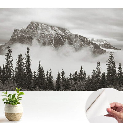 Tapeta do obývačky Horská krajina obklopená hmlou