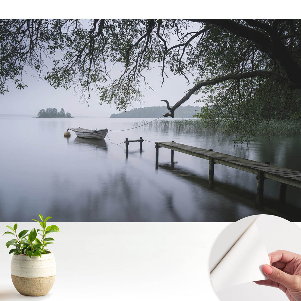 Luxusná tapeta Relax pri jazere v pokoji prírody