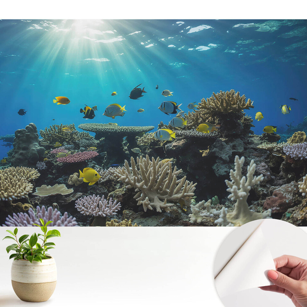 Tapeta do obývačky Podvodné koraly a farebné ryby