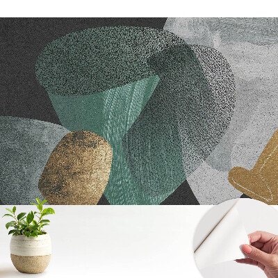 Tapeta do obývačky Geometrické tvary, moderné a minimalistické