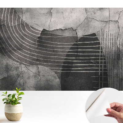 Tapeta na stenu samolepiaca s moderným abstraktným geometrickým vzorom