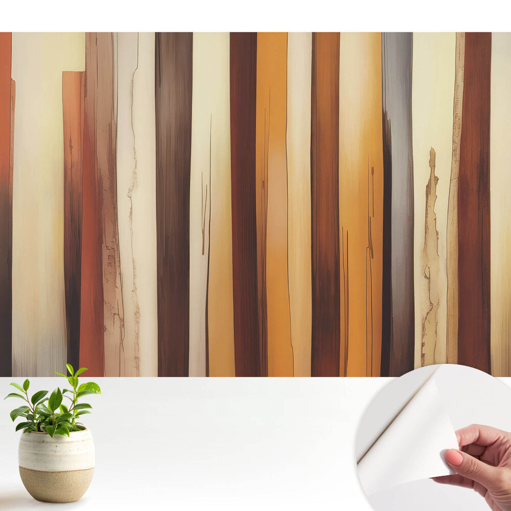 Tapeta Teplé odtiene vertikálnych pruhov