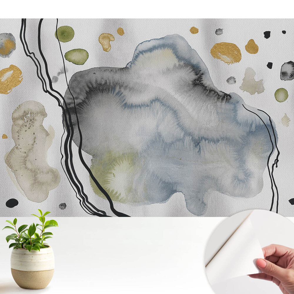 Luxusná tapeta Abstraktné akvarelové pokojné vzory