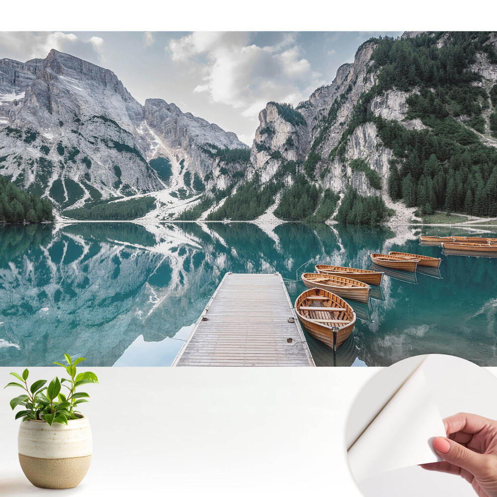 Luxusná tapeta Relax pri horskom jazere