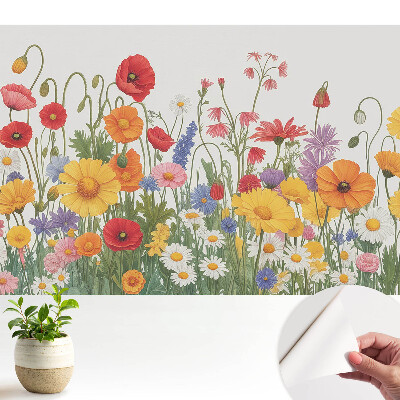 Tapeta Farebná lúka plná kvetov