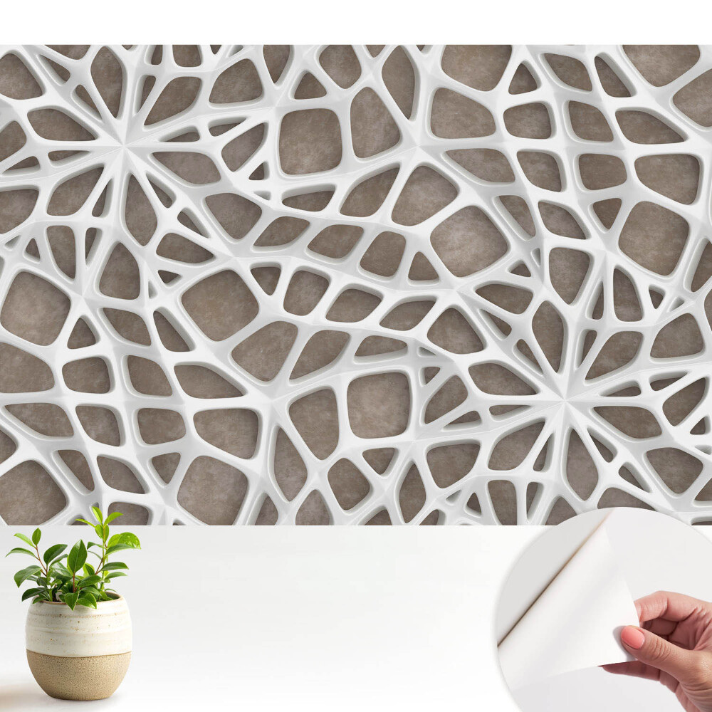 Luxusná tapeta Moderná trojrozmerná čipkovaná štruktúra