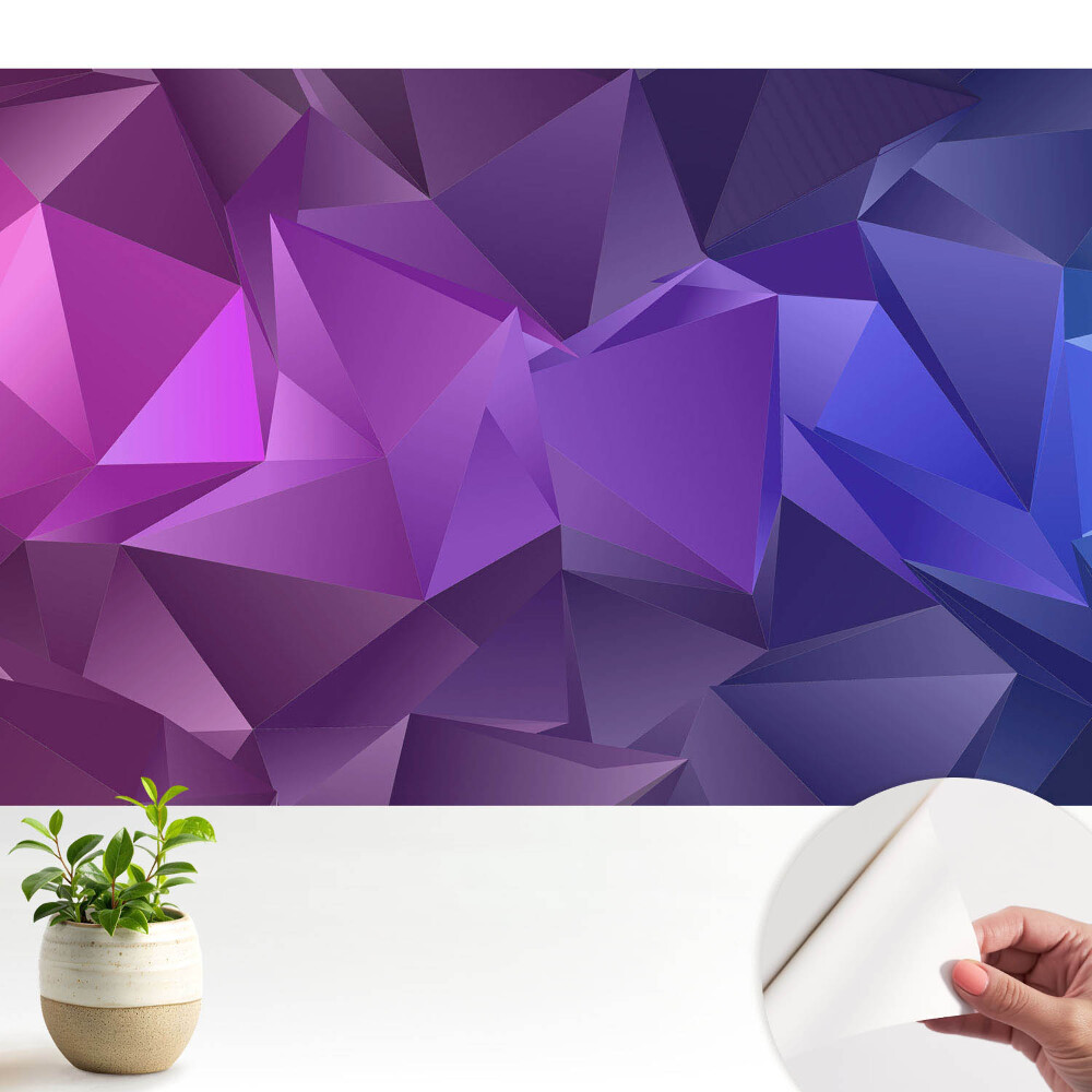 Tapeta do obývačky Farebné geometrické vzory