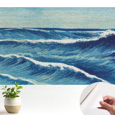 Tapety na stenu samolepiace s motívom morských vĺn v klasickom štýle