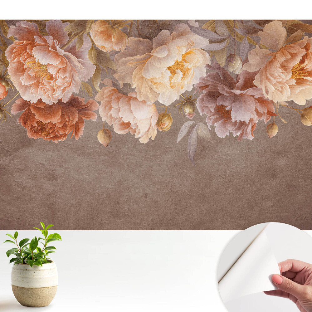 Luxusná tapeta Romantické kvetinové klasické motívy.