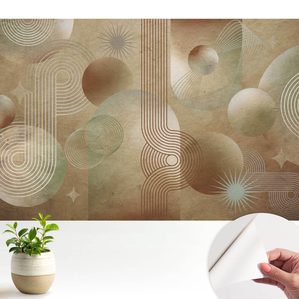 Tapeta Abstraktné retro geometrické zloženie