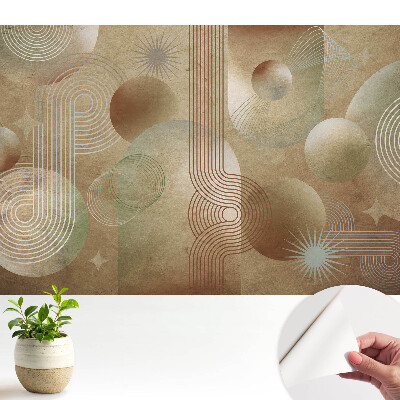 Tapeta Abstraktné retro geometrické zloženie