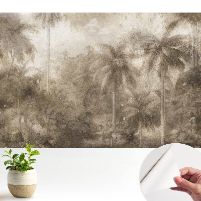 Tapeta Vintage tropická džungľa