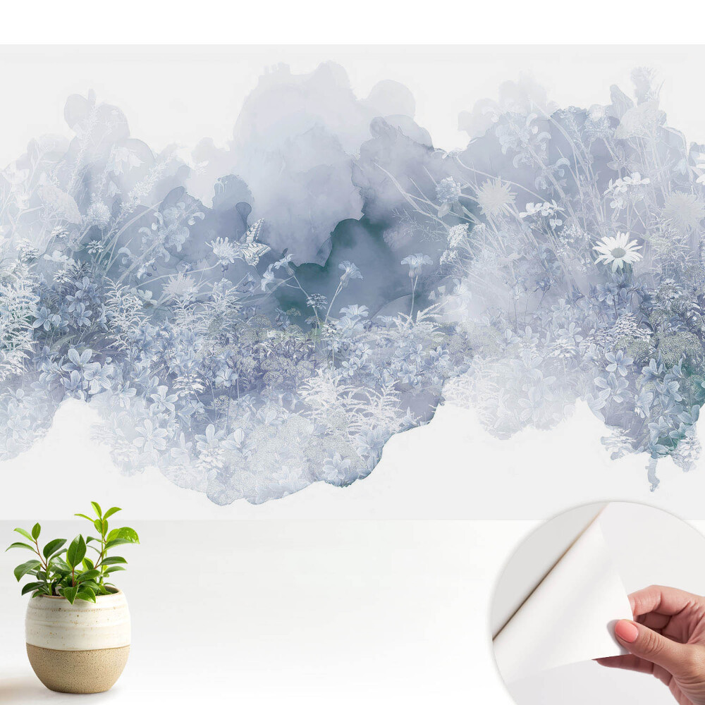 Luxusná tapeta Kvety v pastelových farbách