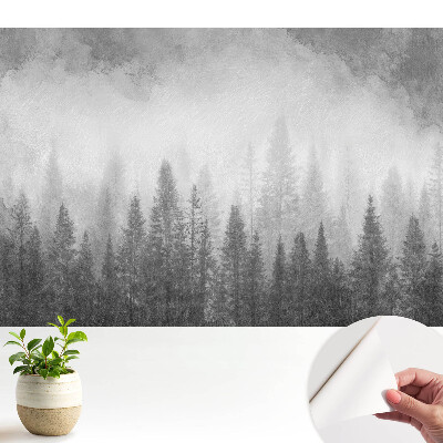 Tapeta Tajomný les v hmle