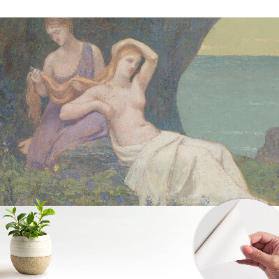 Tapety na stenu samolepiace s motívom žien na pláži