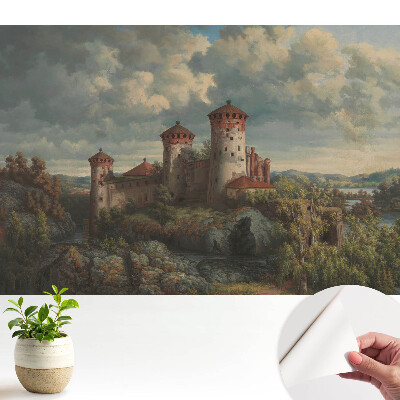 Luxusná tapeta Hrad uprostred prírody