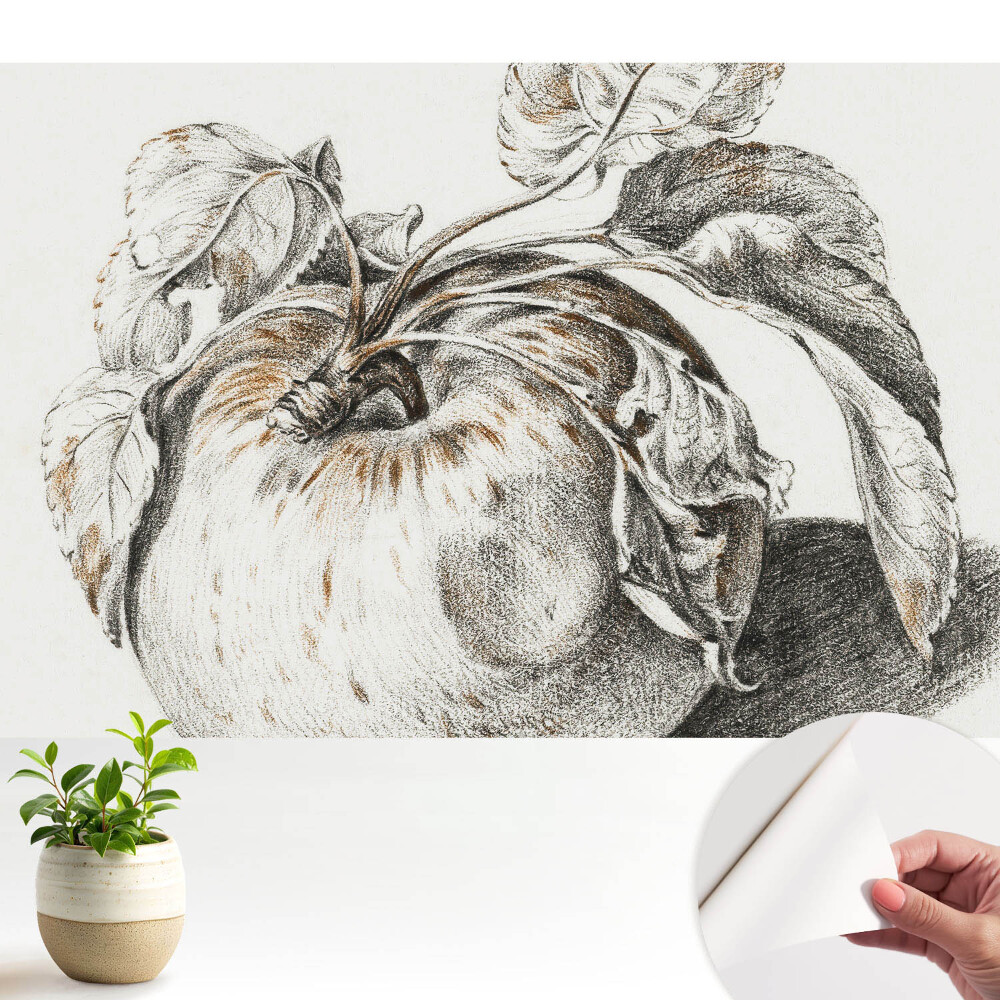 Tapeta do obývačky Jablko v klasickom zložení