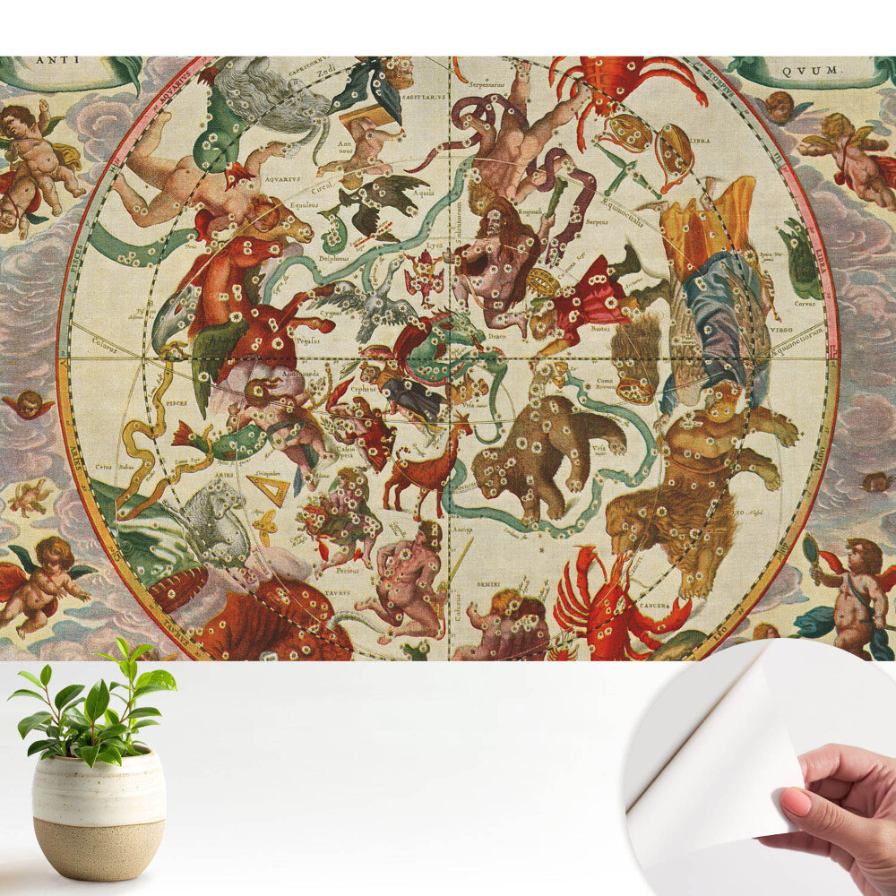 Tapeta do obývačky Klasický kozmogram s mytologickými postavami