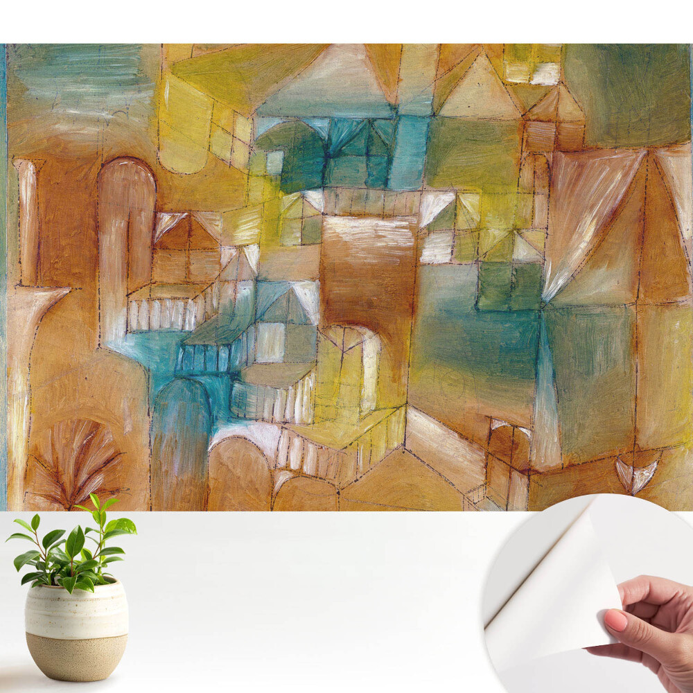 Tapeta do obývačky Abstraktné mesto plné harmónie