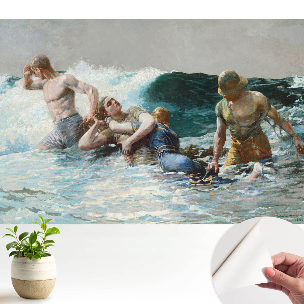 Tapety na stenu samolepiace Dramatický boj proti morským vlnám