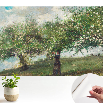 Luxusná tapeta Kvet stromu a žena