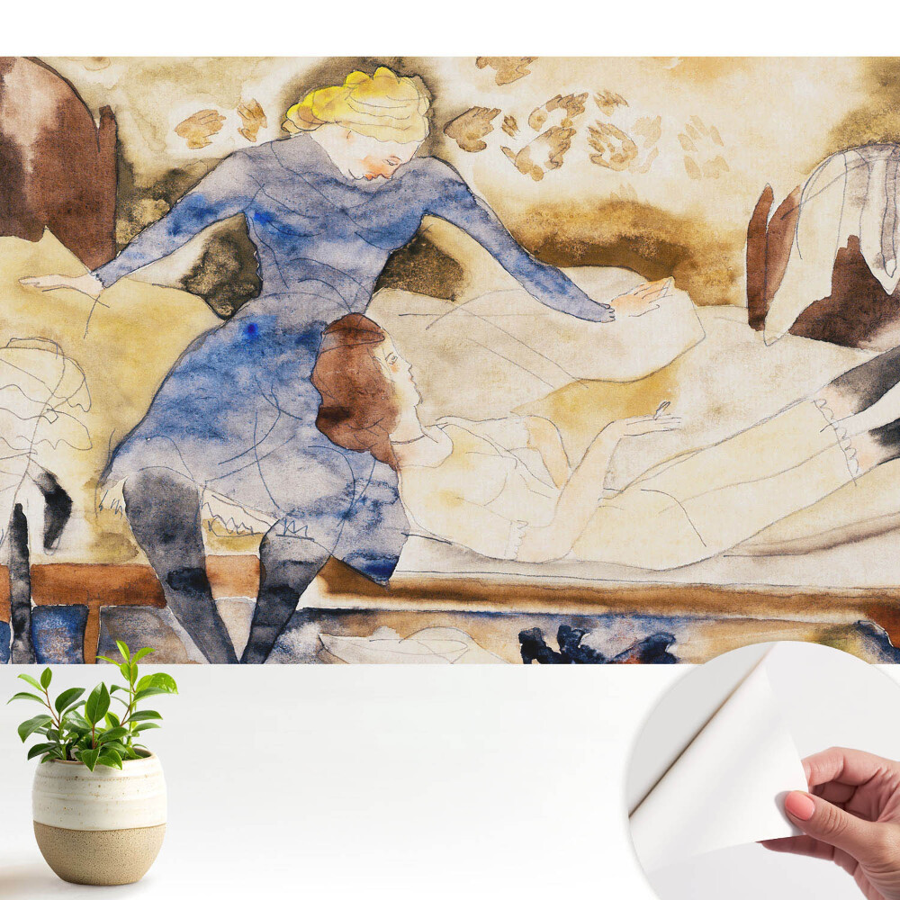 Tapeta do obývačky Romantická scéna v pastelových farbách