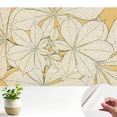 Tapeta do obývačky Štýl: minimalizmus, harmónia, listy, útulnosť