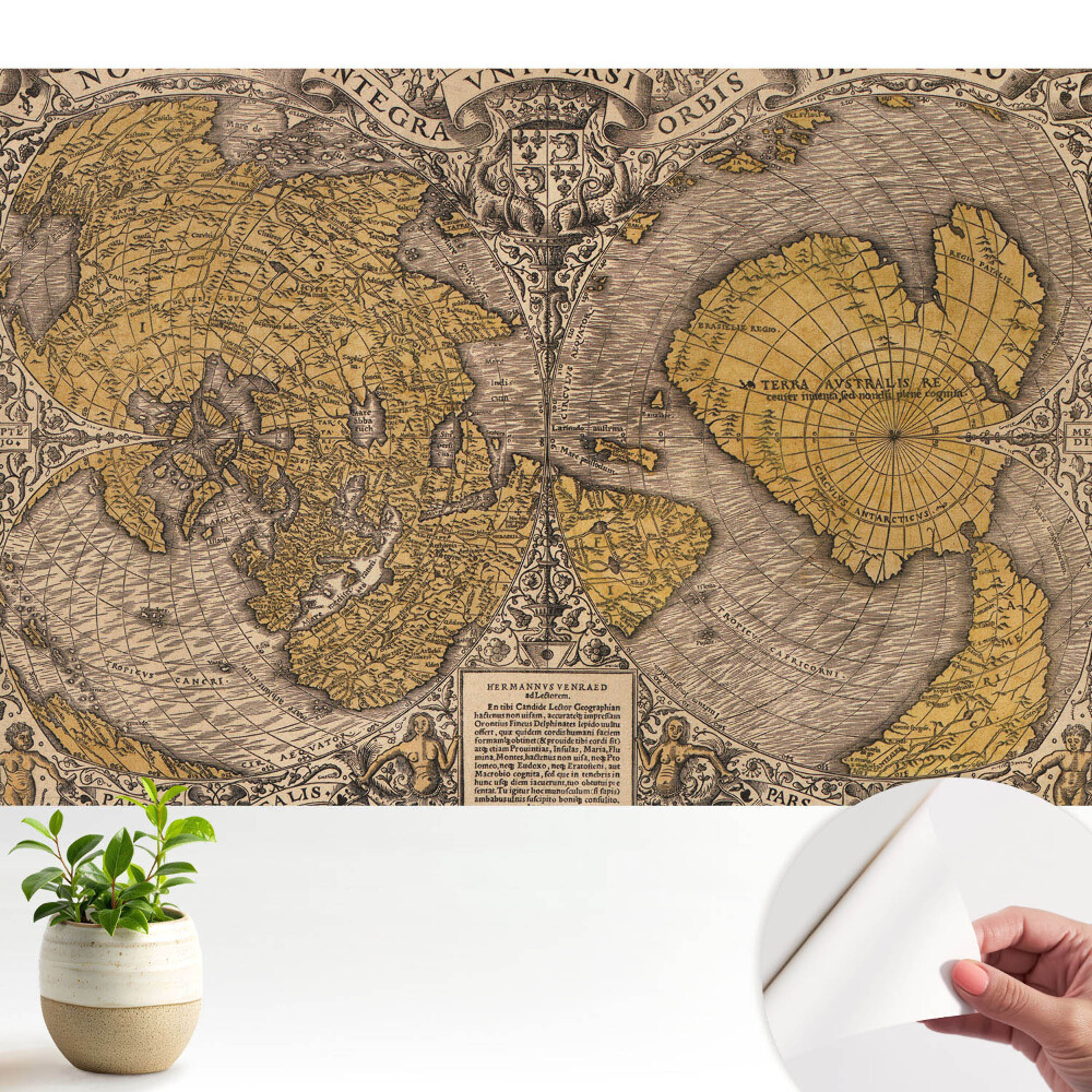 Luxusná tapeta Starožitná mapa sveta