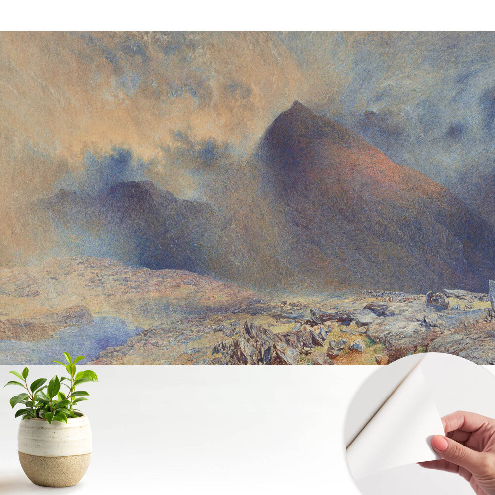 Tapeta do obývačky Melancholická a majestátna horská panoráma