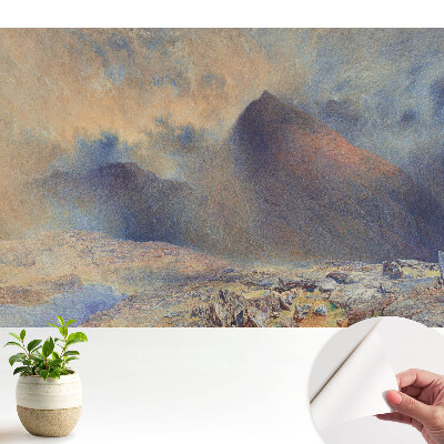 Tapeta do obývačky Melancholická a majestátna horská panoráma