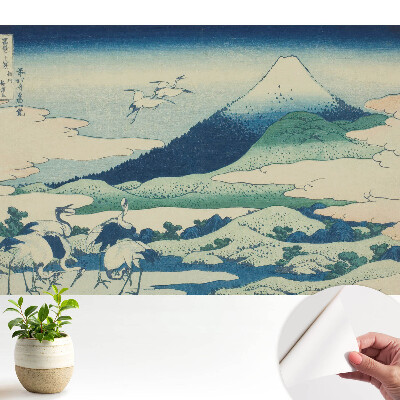 Luxusná tapeta s motívom klasickej japonskej horskej krajiny