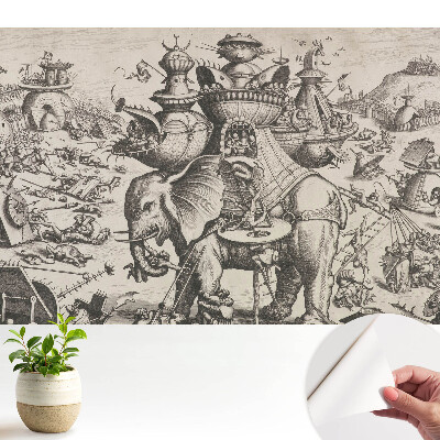 Tapeta Surrealistická bitka plná detailov