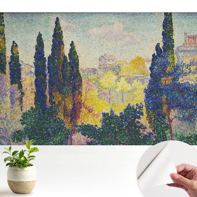 Tapeta Farebné stromy v impresionizme