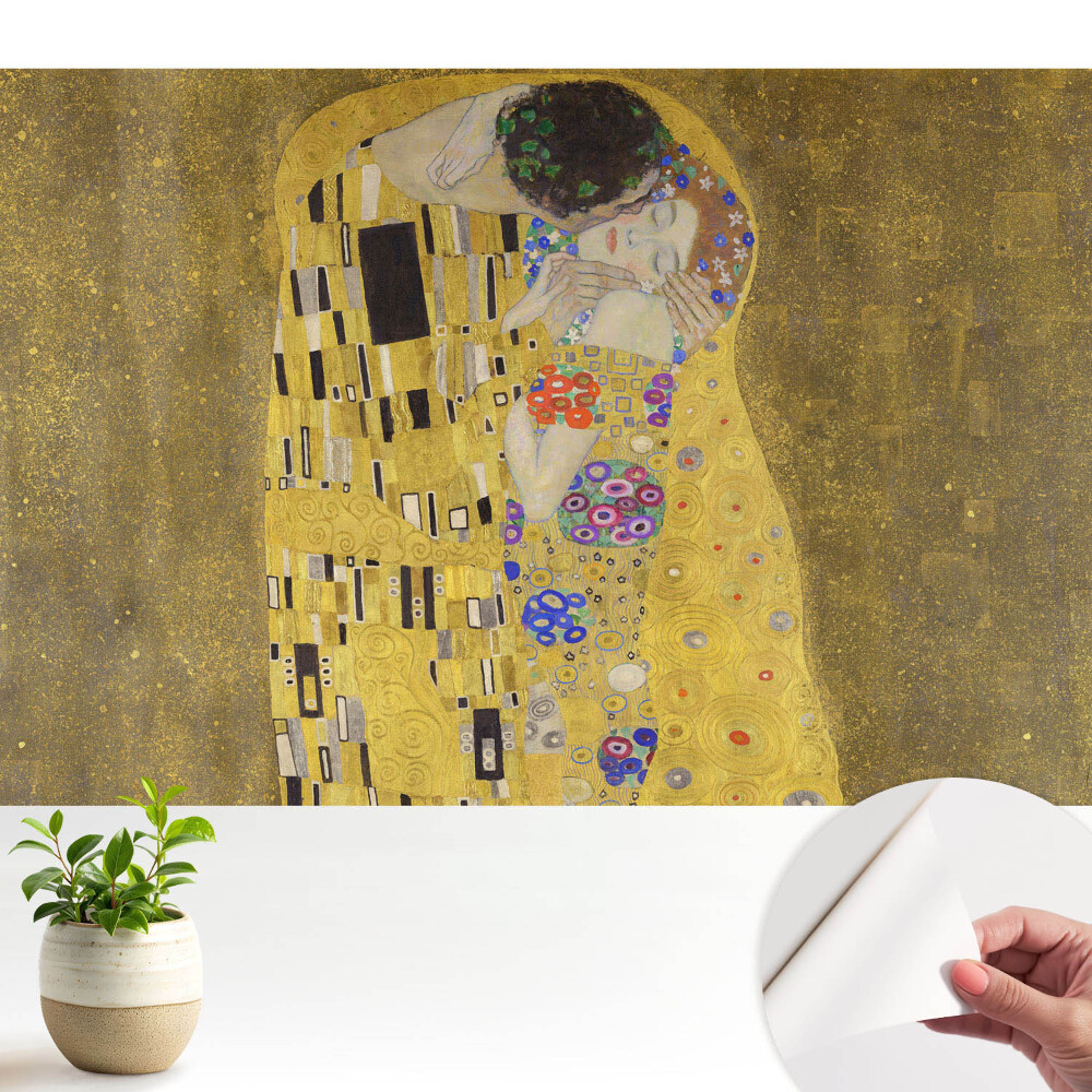 Tapety na stenu samolepiace Intímne objatie v secesnom štýle