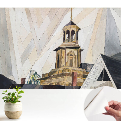 Tapeta s abstraktným motívom architektonickej veže